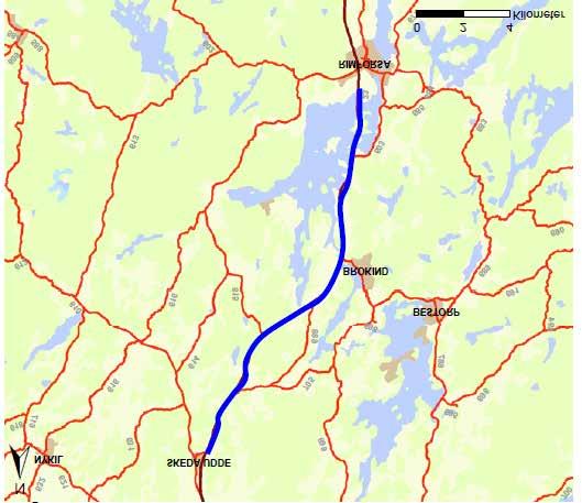 A2 Rv 23 34 Rimforsa Skeda Udde 1. Beskrivning av åtgärder Nuläge och brister: Väg 34 mellan Kisa och Linköping är en viktig regional pendlingsväg.