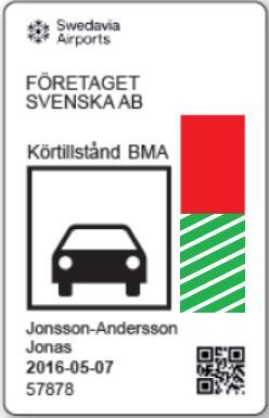 2018-10-25 5(26) 2.3 Körtillstånd Vid framförande av motorfordon inom trafikområde skall förare; kunna uppvisa giltigt körkort. Körkortet skall medge framförande av aktuell fordonstyp.