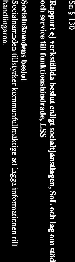 Kommunerna har enligt socialtjänstlagen och LSS skyldighet att kvartalsvis till socialstyrelsen och kommunens revisorer rapportera gynnande