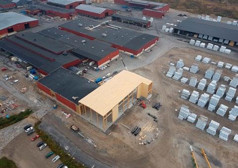 FOKUS: KORSLIMMAT TRÄ Martinsons: Torken får aldrig vara en flaskhals I Sverige har Martinsons i Bygdsiljum varit först ut när det handlar om produktion av KL-trä.