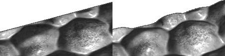 Triangeln består av 4 hörn där varje hörn upptar 32 Bytes. Total minnesåtgång Normal-mapping (4 * 32) + 1 835 008 = 1 835 136 Bytes 1.