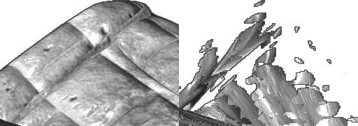 5.1.7 Hastighet Resultat (bilduppdateringar per sekund) Normal-mapping : 57 Parallax-mapping : 55 Relief-mapping : 36 Vid rendering av sätet ger det liten skillnad mellan normal- och parallax-mapping.