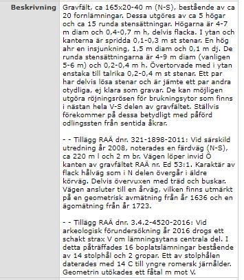 lades nämligen så kallade tillägg till under beskrivningen.