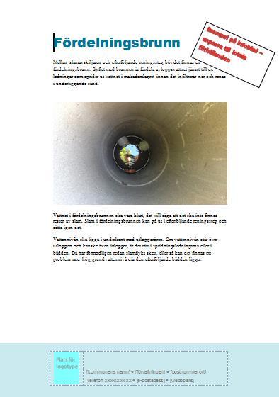 Specifika infoblad när