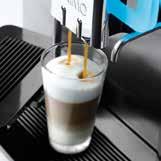 + Du kan välja mellan många olika kaffedrycker inklusive cappuccino, latte och latte macchiato.