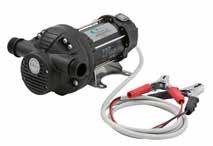 Anslutning, inlopp/utlopp G1 (utv) 12 VDC, med motor 260 W 55530 24 VDC, med motor 310 W 55531 Komplett utrustning med elektrisk pump 75010 Består av elektrisk