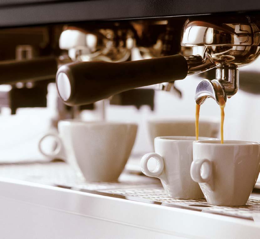 ESPRESSO Vår espresso kommer från ett av Italiens främsta rosterier som levererat bönor till italienska hem och restauranger i generationer.