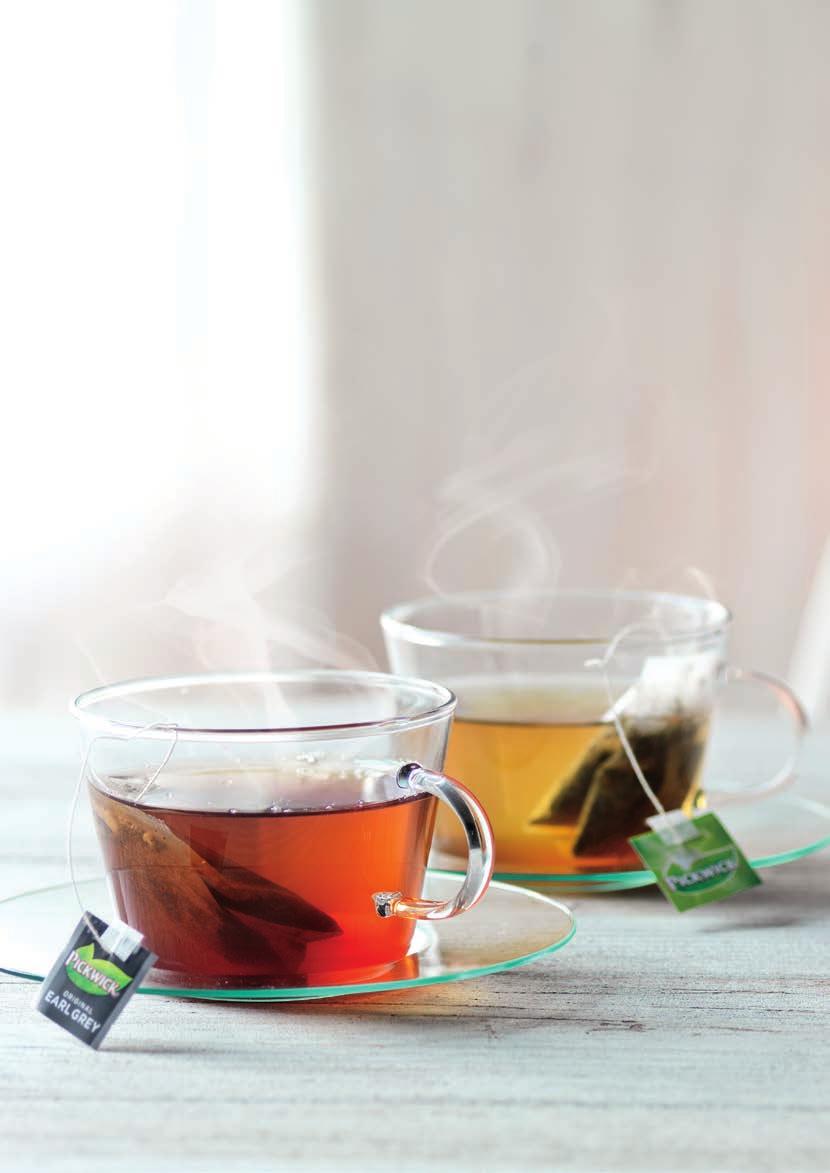 TEPÅSAR Pickwick erbjuder ett antal möjligheter Med vårt stora urval av tepåsar har vi något för alla smaker.