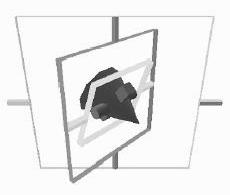 Fixed angle Euler angle / Fixed angle () Som Euler angle, fast rotation runt fixerade axlar, dvs axlarna följer inte med objektet när det roterar Går att visa att rotation runt fixerade axlar är
