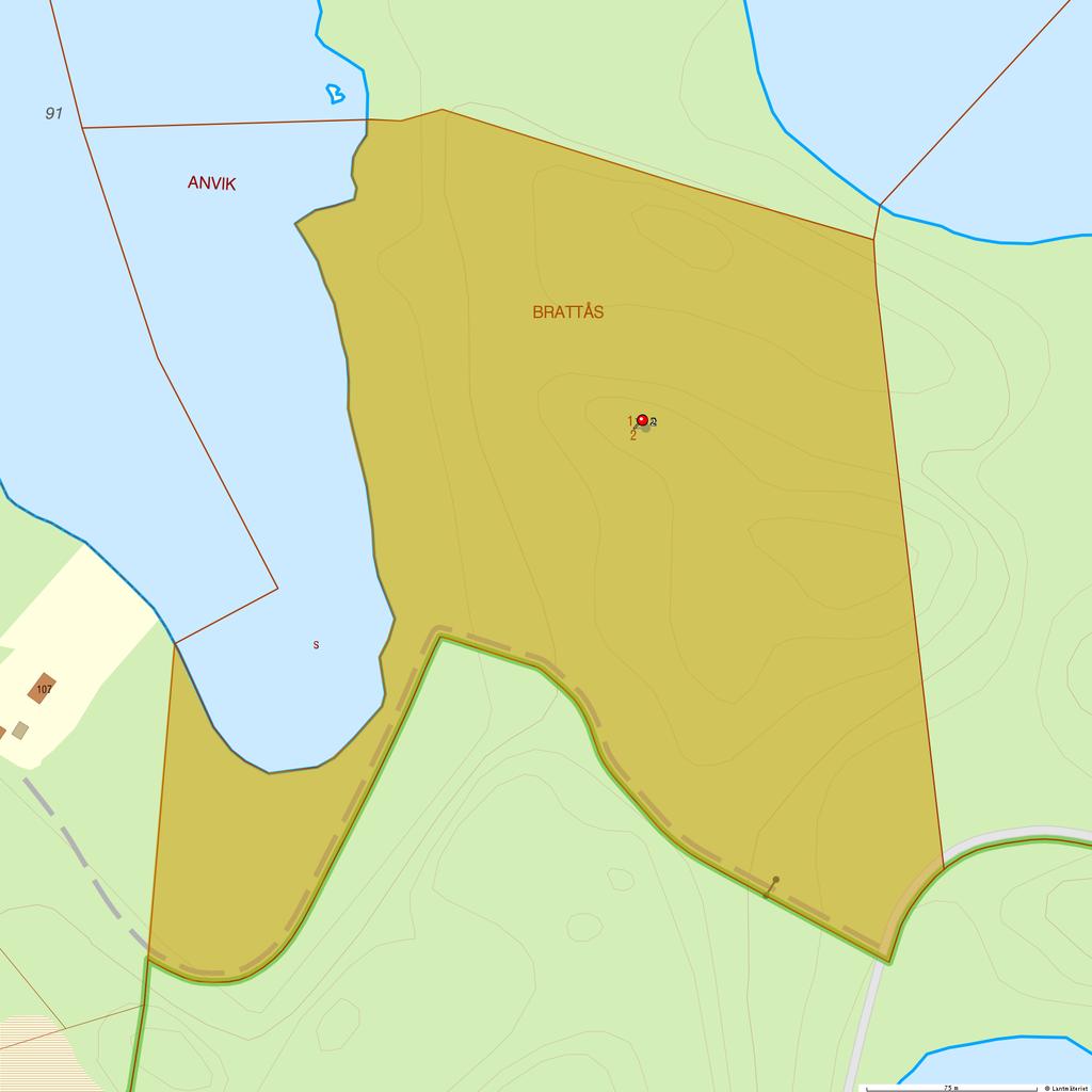 Areal Område Totalareal Därav landareal Därav vattenareal Totalt 126 1562 kvm 126 1562 kvm Anmärkning: Ej arealredovisat