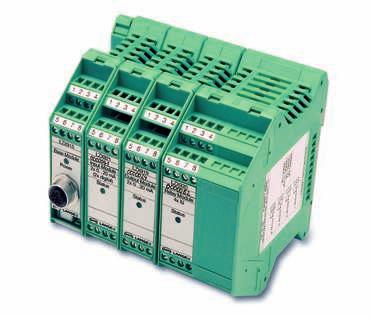 befintliga fältbussystem. För tillfället går instrumentet att använda tillsammans med Modbus och Profibus DP, och systemet är även öppet för framtida bussprotokoll.