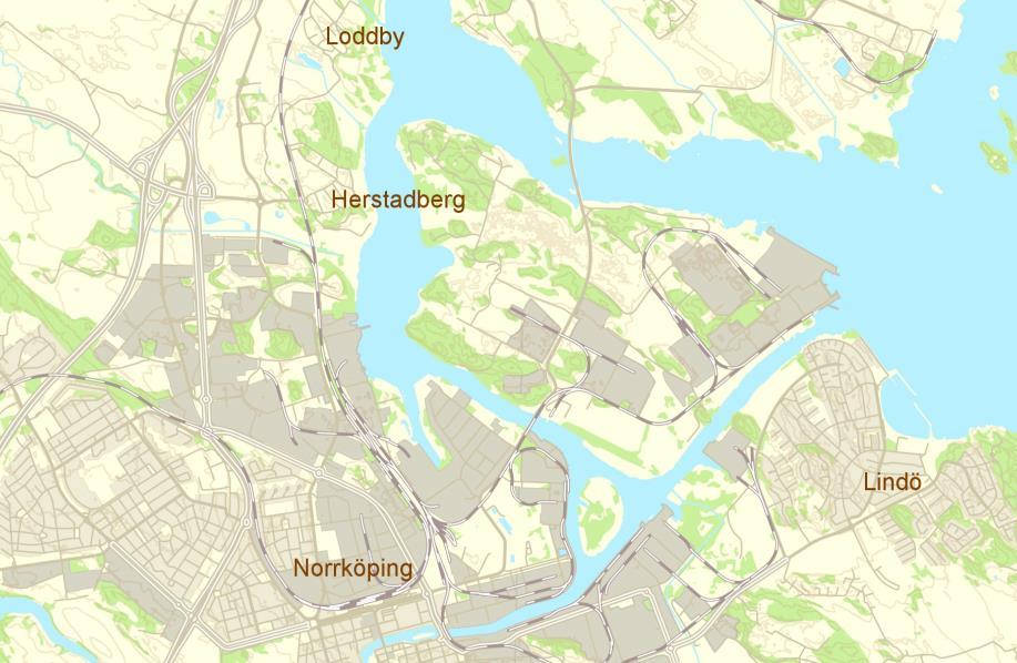 5. Områdesbeskrivning 5.1 Nuvarande verksamhet vid Pampusterminalen Pampusterminalen erbjuder idag lagringsutrymmen utomhus om ca 300 000 m 2 och ca 33 000 m 2 i magasin inomhus.