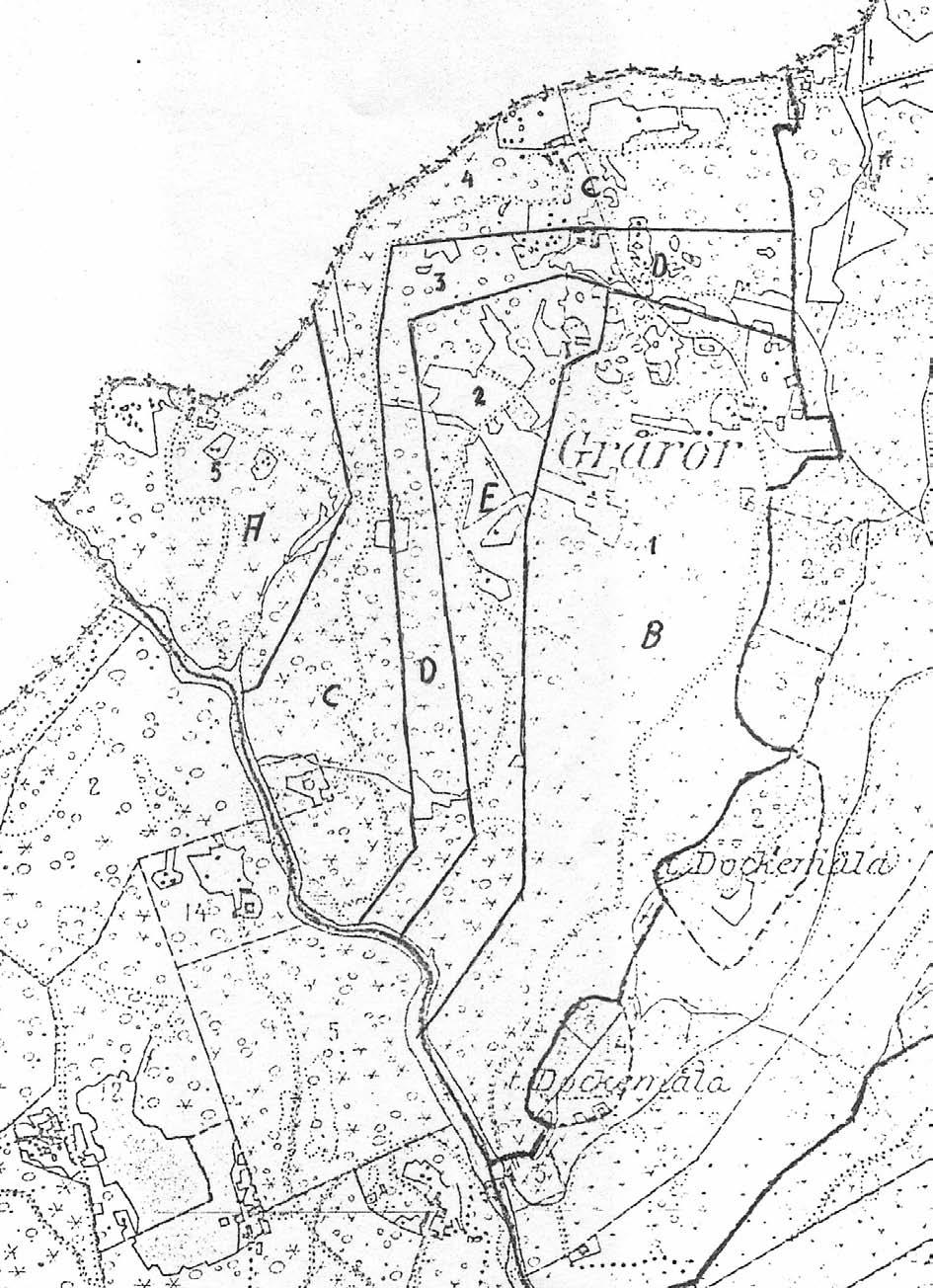 Grårör Grårörs gränser på gårdarna år 1820 med en liten ändring.