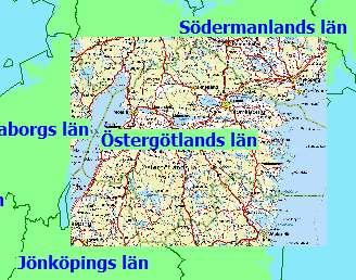 Aktivera valfria kartor i ditt kartfönster För att visa kartorna måste du göra dem synliga. I exemplet ovan stod det Dold. 1. Gå till dialogen Val av underlagskartor 2.