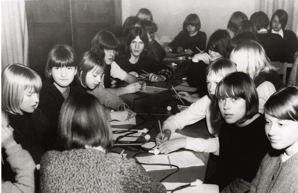 Personmiljöer Ungdomsträff på IOGT:s Focus omkring 1965.