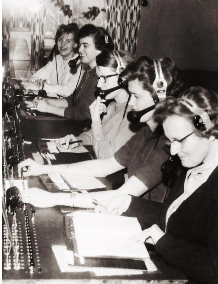 Telegrafstation var en av stadens stora arbetsplatser.