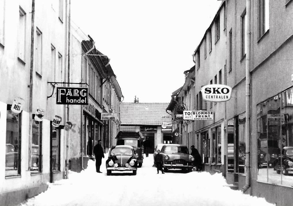 Drottninggatan enkelriktades för trafik redan 1924.