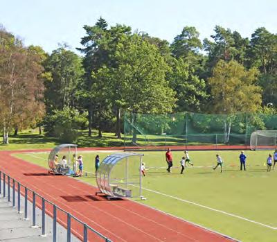 Stora Mossen har egen T-banestation och med endast