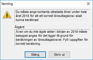 Hade det varit en person som köper till aktier i ett bolag eller en nyemission så fyller man i hela lönen i kolumn 1 och lönen som betalats ut från det datum då de nya