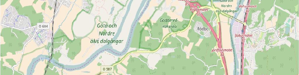 Planområdet är beläget i västra delen av Kungälvs