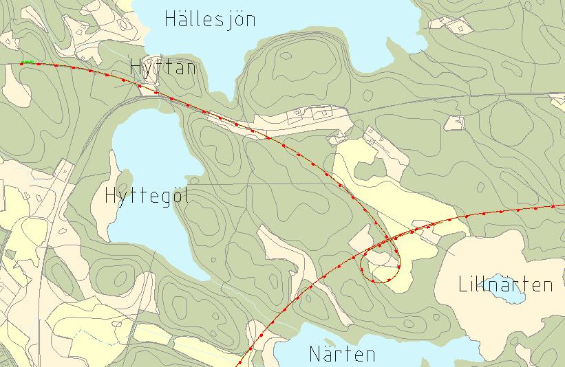 eftersom det finns möjlighet att ta sig till andra sidan/ut på E22. Kompletterande sidovägar har föreslagits för att reducera antalet in- och utfarter mot förbifarten.