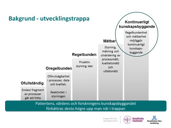 6 Alla fyra diagnoser inom 4D har gjort beskrivningar av patientresan och utvecklat integrerade patient- vårdoch