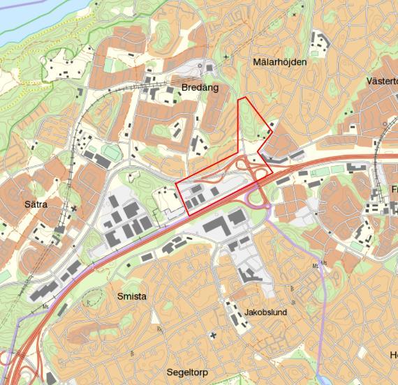 detaljplan för Mälaräng inom ramen för det större projektet Fokus Skärholmen. På ett 12,8 hektar stort område planeras 1000-2000 bostäder.