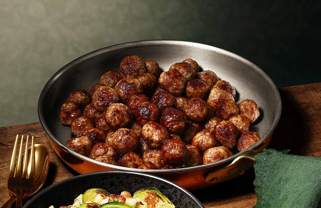 Kryddiga julköttbullar 20 min ca 40