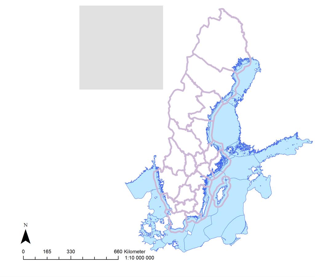 Lst egen personal: Västernorrland, Värmland Lst avtal med: Blekinge, Gävleborg, Kalmar Västerbotten LONA: Piteå+Luleå kommun Geografiskt - Kust och inland