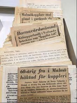 LEVERANSER Under året har arkivförbundets samlingar växt med nära 70 hyllmeter vilket motsvarar 163 accessioner/ förvärv.