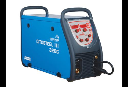 MIG/MAG maskiner CITOSTEEL 320C MIG/MAG 320A @40% reducerad effektförbrukning till ett minimum, 16A 3fas.