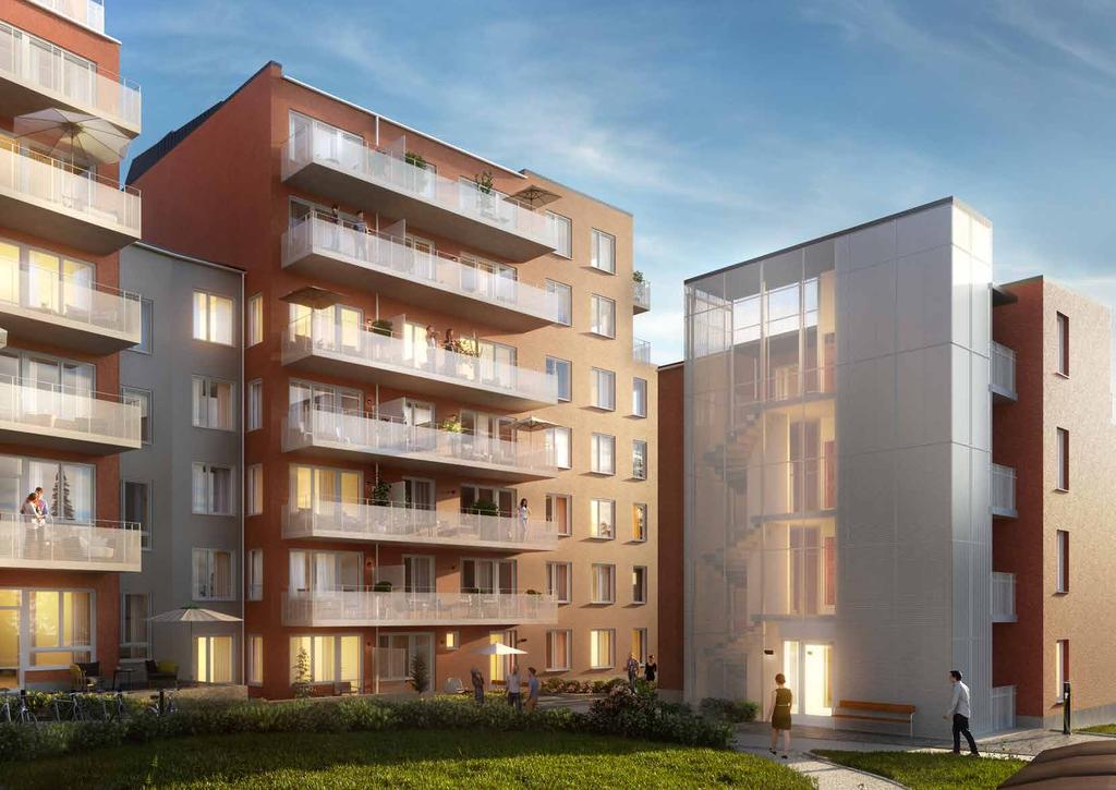 IEHÅ VÄOE HE ranne med t-banan i lugna villakvarter Arkitektens tankar Område och närmiljö onsten som skapar identitet DI HE 8 Inred med stil, känsla och kvalitet Vardagsrum ök Badrum