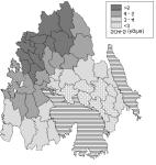 till avrinningen. Nedbrytningen av organiskt material ger även upphov till en utlakning av organiskt kväve som normalt dominerar flödet av kväve från mark till vatten.