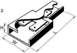 6,3x0,8 100 2 405-3 0822610 1+2 48 21 8,5 6,3x0,8 100 3 401-12 0822620 12 147 28