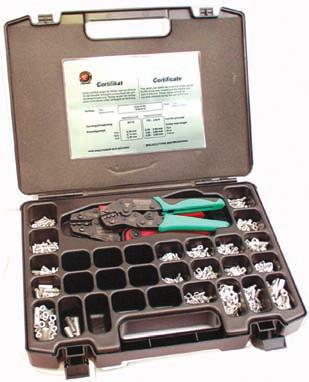 karvhylor 0,75-10 ² preverktyg DKB 0325 preverktyg EWB 4099 Miniforce kaltång