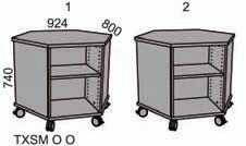 skola utbildning förvaring Trixagon Förvaring som finns i 3 höjder: 450 mm, 740 mm och 1050 mm. Förvaringen har 6 svängbara hjul varav 3 är låsbara.