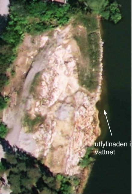 markanvändning 6 ) vilket är gränsen för bostäder. Eventuellt läckage från gjuteritomten bedöms inte längre öka halterna av förorenande ämnen i sedimenten.