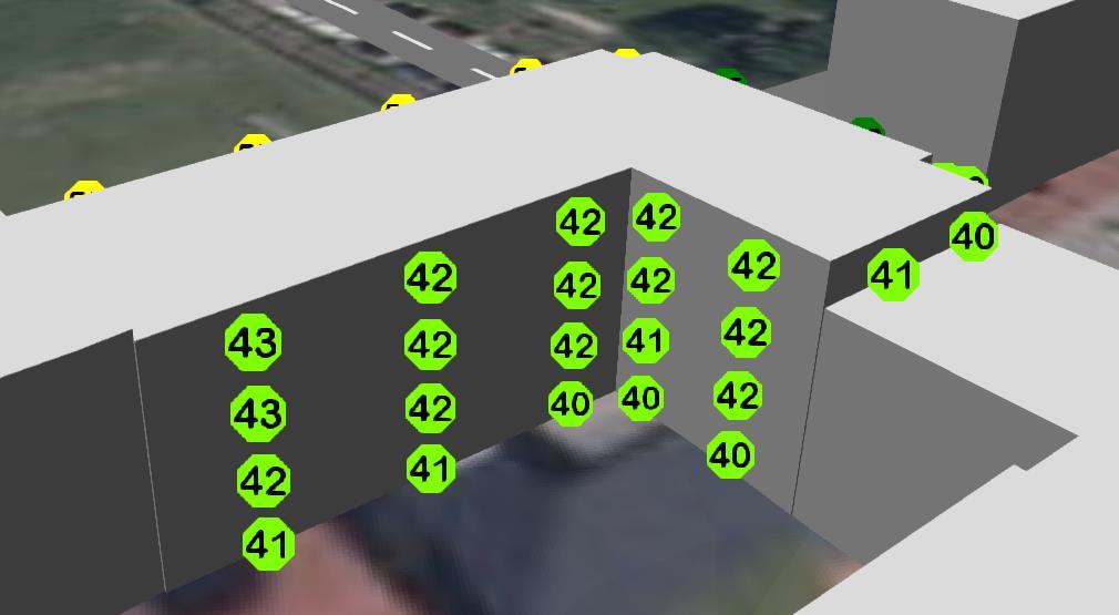 Den ekvivalenta ljudnivån vid fasaden som är direkt exponerad mot Övre Arbetshusgatan beräknas inte överskrida 55 dba.