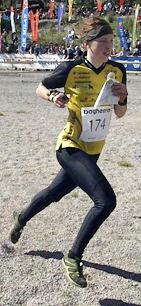Här är Conny fortfarande Nöjd efter loppet var minerna inte riktigt lika glada.