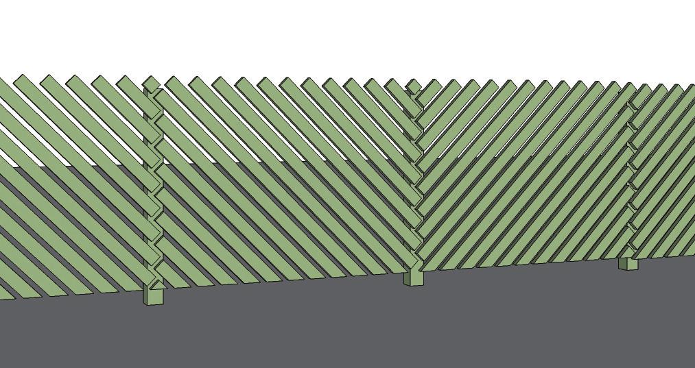 Slamfärg Grönjord PLANK/STAKET 9 Kristinehamns stadspark /