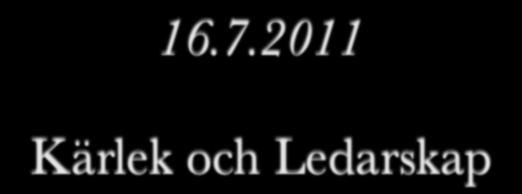2011 Kärlek