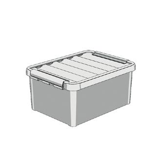 ..715,80 Glashylla Komplett Kompaktlaminathylla med hållare 12 mm, vit med svart kärna 43301 600x300 mm.