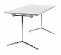 Quickly esign Johannes oersom & Peter Hiort-Lorenzen 2000/2012 fällbord ällbara lackerade eller förkromade benbågar av Ø30 mm svetsade koniska stålrör.