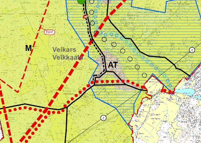 S i d a 26 Bild 25. Utdrag av Strategiska generalplanen för Korsholms kommun. Detaljplan Området har inte tidigare detaljplanerats.