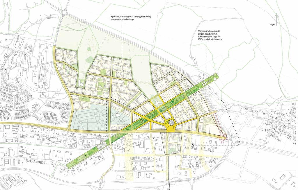 Så här ser planen ut för vår nya centrumkärna Kiruna kommun har tagit fram en utvecklingsplan för Kirunas nya stadskärna en plan som möter Kirunabornas önskemål om en funktionsblandad och tät