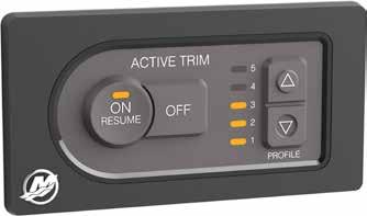 Active Trim Inkoppling på en DTS motor a - Manöverpanel monteras på instrumentbrädan d - Elektronikenheten som monteras under instrumentbrädan e - Medföljande kabestam som monteras in i junction box.