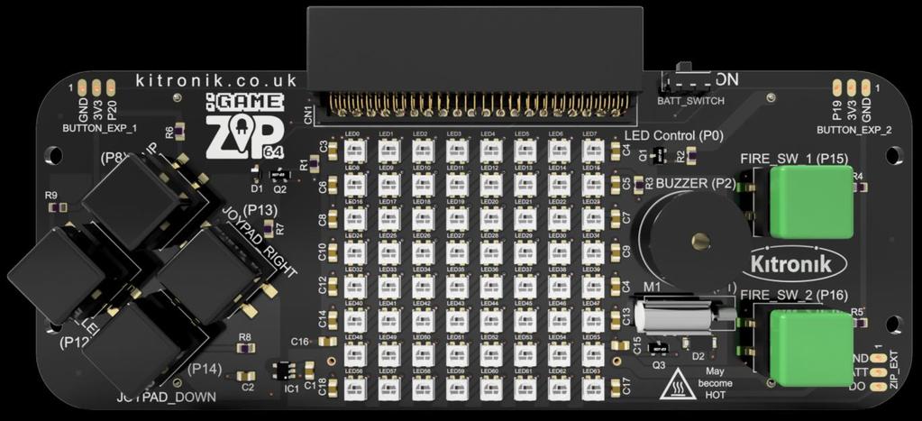 :GAME 64 är en programmerbar speldosa för BBC micro:bit.