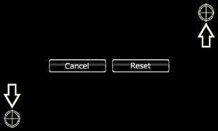 Inställningar Justering av pekskärm 1 Tryck på [Touch] på skärmen System Menu. Skärmen Touch Panel Adjustment visas. 2 Följ instruktionerna på skärmen och tryck i mitten av varje.