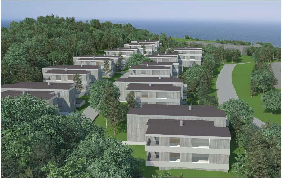 Bebyggelse 2 4 6 8 10 11 3 5 7 9 1 Möjlig utformning av bebyggelsen. Hela planområdet planläggs som kvartersmark för bostäder.