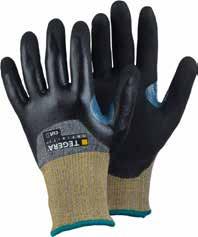 INFINITY SKÄRSKYDDSHANDSKAR / MEDELTUNGT ARBETE TEGERA 8808 Infinity CUT D Skärskyddshandske, nitril, nitrilfoam/vattenbaserad PU, 3/4 doppad, dubbeldoppad, CRF Technology, glasfibertråd, nylon,